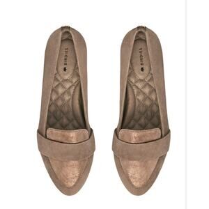 Women's Birdies The Blackbird Oak Shimmer Loafer size 6.5 Bohemian Preppy Glam